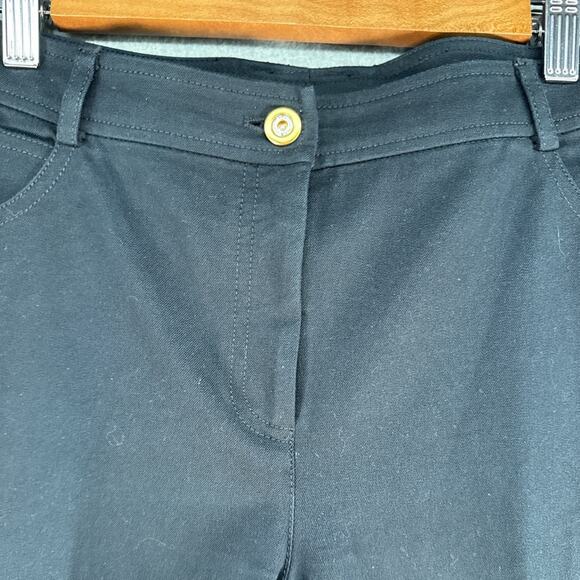 ST. JOHN Pants Women’s Black 8 Caviar Diana - Picture 3 of 6